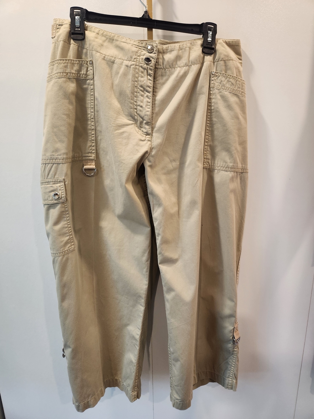 Jones New York Khaki Utility Cargo Pants